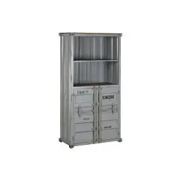 Estantería Industrial Metal y MDF Container Color Gris MB-217354