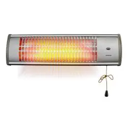 Estufa Cuarzo Horizontal de Pared 600W/1200W Inox INFINITON 92259 HQP-W33
