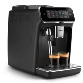 Cafetera Superautomática Philips EP3321/40 19 Bares Negra con Molinillo Integrado - Pequeños Electrodomésticos
