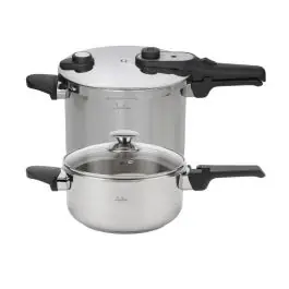 Set Dúo de Ollas a Presión Express JATA Acero Inoxidable 4+7L HOLL2547 - Menaje