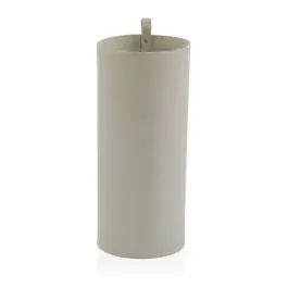 Paraguero Decorativo en Polipiel Color Crema 48 cm 20200753 - Menaje
