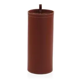 Paraguero Decorativo en Polipiel Color Marrón 48 cm 20200755 - Menaje