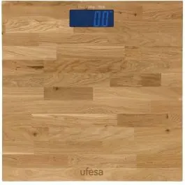 Báscula de Baño Ufesa Geneva Digital de Bambú Alta Precisión 180KG - Belleza y Salud