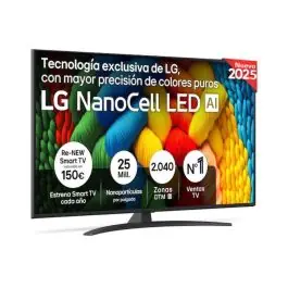 Televisor 65" LG 65NANO81A6A NanoCell 4K UHD Smart TV IA - TV y Electrónica