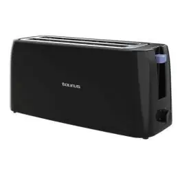 Tostador Taurus 1200W 2 Ranuras Largas Negro Living Essential 960687000 - Pequeños Electrodomésticos