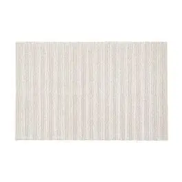 Alfombra de Salón Decorativa Tejido Crema 160x230 cm 609343 - Decoración