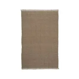 Alfombra de Salón Lana y Yute Natural 160x240 cm 612776 - Decoración
