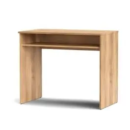 Mesa de Estudio con Estante en Melamina ELBA Acabado Mauvella A031EL07MAU - Estancias