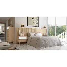 Dormitorio de Matrimonio en Roble y Blanco GHIO 01 - Estancias