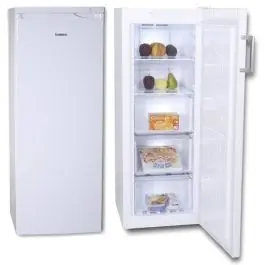 Congelador Vertical ROMMER CVE44 168L Blanco 5 Compartimentos - Electrodomésticos