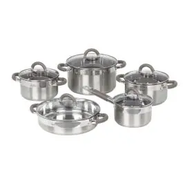 Batería de Cocina Acero Inoxidable 5 Piezas JATA-H BC10
