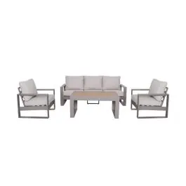 Conjunto de Jardín de Aluminio con Cojines TOLEDO - Estancias