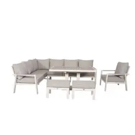 Conjunto de Jardín Esquinero Aluminio con Mesa Elevable MURCIA CORNER - Estancias