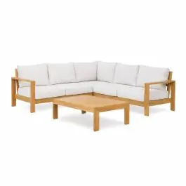 Conjunto de Jardín Esquinero de Aluminio 6 Plazas VALENCIA - Estancias