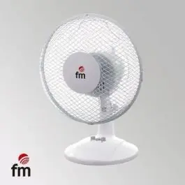 Ventilador Sobremesa FM 23 cm Blanco 3 Aspas SB123 - Climatización