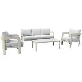Conjunto de Jardín de Aluminio Arena con Cojines MB-224140