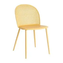 Silla de Jardín en Polipropileno y Patas de Acero - Sillas