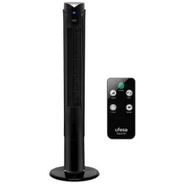 Ventilador de Columna 45W Táctil con Mando 3 Velocidades y Oscilante UFESA HELSINKI - Climatización