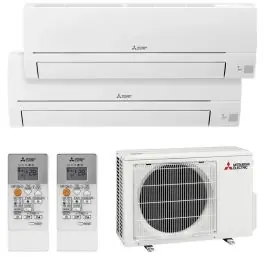 Aire acondicionado Mitsubishi MXZ-HR2535E50VFK Multi Split 2x1 WiFi 2250+3000 Frigorías