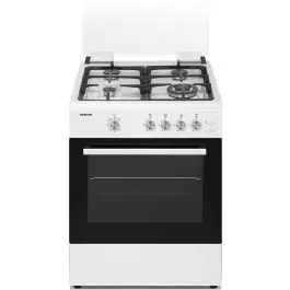 Cocina de Gas INFINITON 4 Fuegos Blanca 60 cm CC60BBLE - Electrodomésticos