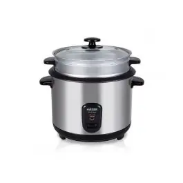 Olla Arrocera Haeger Inox 1.8L Vaporera RC18L001A - Pequeños Electrodomésticos