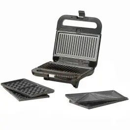 Sandwichera UFESA 3en1 850W Grill Plancha 71408012 - Pequeños Electrodomésticos