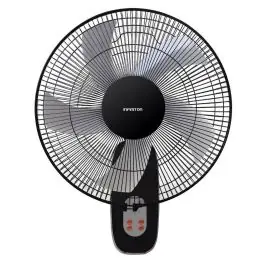 Ventilador de Pared Negro con Control Remoto INFINITON WNRB405 - Climatización