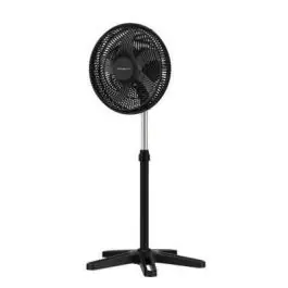 Ventilador de Pie ROWENTA Negro 3 Velocidades VU3110F3 - Climatización