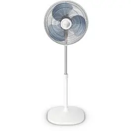 Ventilador de Pie ROWENTA Blanco 3 Velocidades VU4410F - Climatización