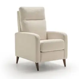 Sillón Relax Manual Push Back Tapizado en Tela MALTA - Sillones