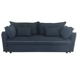 Sofá Cama Convertible Tapizado en Poliéster Estructura de Madera MB-228437