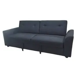 Sofá Cama Convertible Tapizado en Poliéster Azul MB-228439