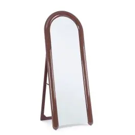 Espejo de Pie Cuerpo Entero Marrón Natural CROSS 0242329 - Decoración