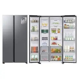 Frigorífico Americano Samsung 659L Inox 178cm Clase E Digital Inverter RS70F65QETEF - Electrodomésticos