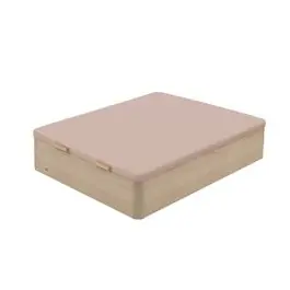 Canapé Abatible de Madera Natural con Gran Capacidad A25C 105X200 cm 10020049 - Descanso