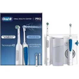 Centro de Limpieza Bucal Braun Pro 1 Oxyjet Irrigador + Cepillo Eléctrico 8006540840825 - Belleza y Salud