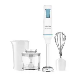Batidora de Vaso Blanca con Accesorios TAURUS ROBOT 1000 PLUS 916444000 - Pequeños Electrodomésticos