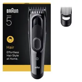 Cortapelos Braun HC5510 Inalámbrico Lavable con 9 Niveles de Corte - Belleza y Salud