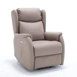 Sillón Relax Power Lift Tapizado en Beige FRANCIA - Sillones