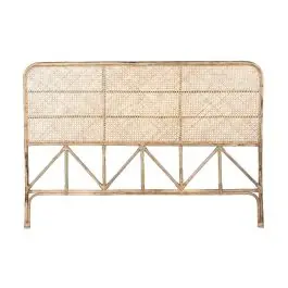 Cabecero Estructura de Ratán Natural para Cama 135-150 MB-199189