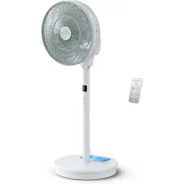 Ventilador de Pie Rowenta Blanco Turbo Silence Compact QV5050F0 - Climatización