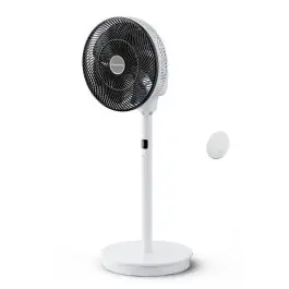 Ventilador de Pie Rowenta Turbo Silence 7 Aspas Blanco QV5040F0 - Climatización