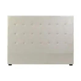 Cabecero Tapizado Capitoné en Poliéster Color Crema MB-220932