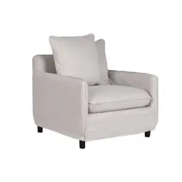 Sillón Tapizado Desenfundable en Poliéster Beige MB-211734