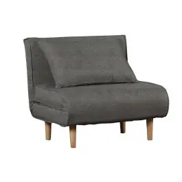 Sofá Cama Compacto Tapizado en Poliéster Gris MB-226073