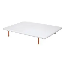 Divanlín Base Tapizada Blanco 135cm x 182 cm DL27053 - Descanso
