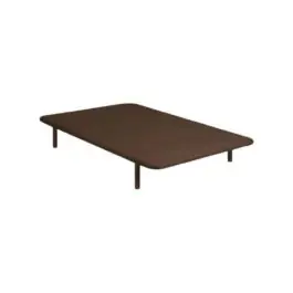 Divanlín Base Tapizada Tejido 3D Color wengué 150x190 cm DL12084 - Descanso