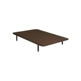Divanlín Base Tapizada Tejido 3D Color wengué 135x190 cm DL12084 - Descanso