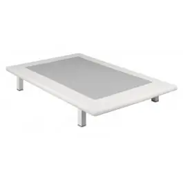 Divanlín 90x190 cm Tapizado en Polipiel en color Blanco Pikolin - Descanso