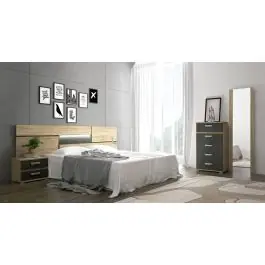 Dormitorio de Matrimonio PRIEGO en cambrian y grafito - Estancias